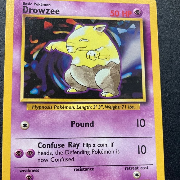 Pokemon Toys 995 Drowzee Pokmon Card Poshmark